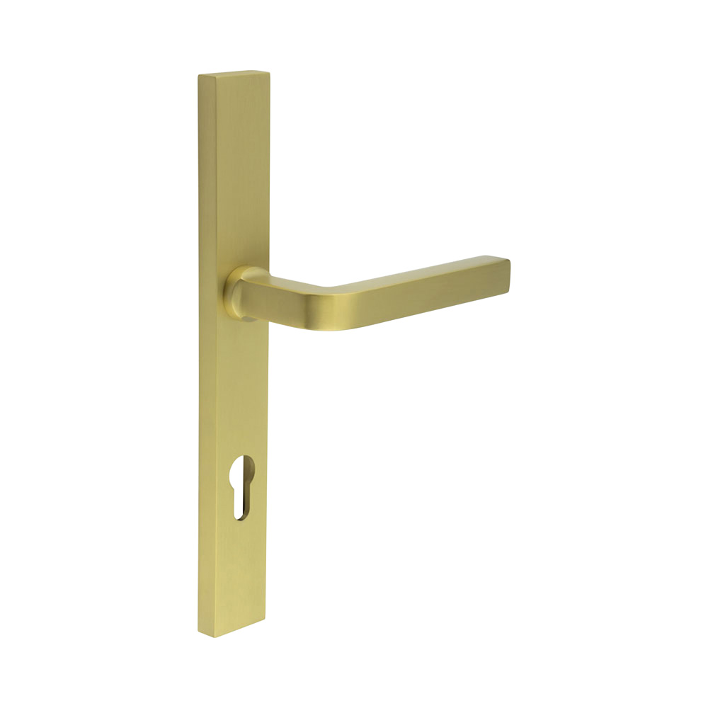 SOX Zuno 316 Stainless Steel Door Handle (92mm) - Satin Brass